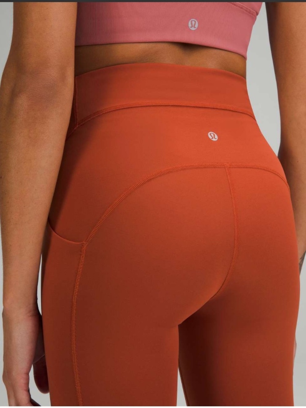 Lululemon Power Thru High Rise Leggings with Pockets size 4 - Picture 4 of 10